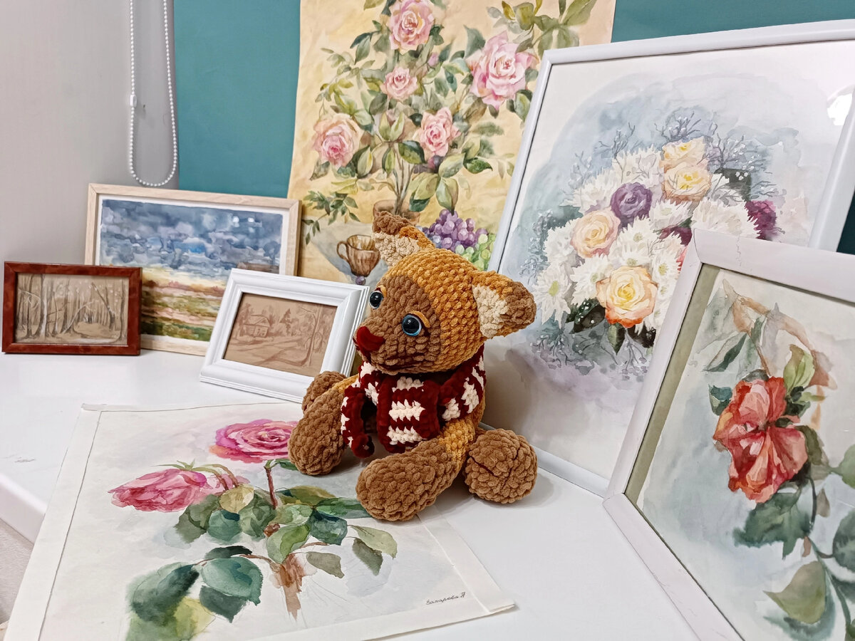 Большой выбор цветов в акварели 