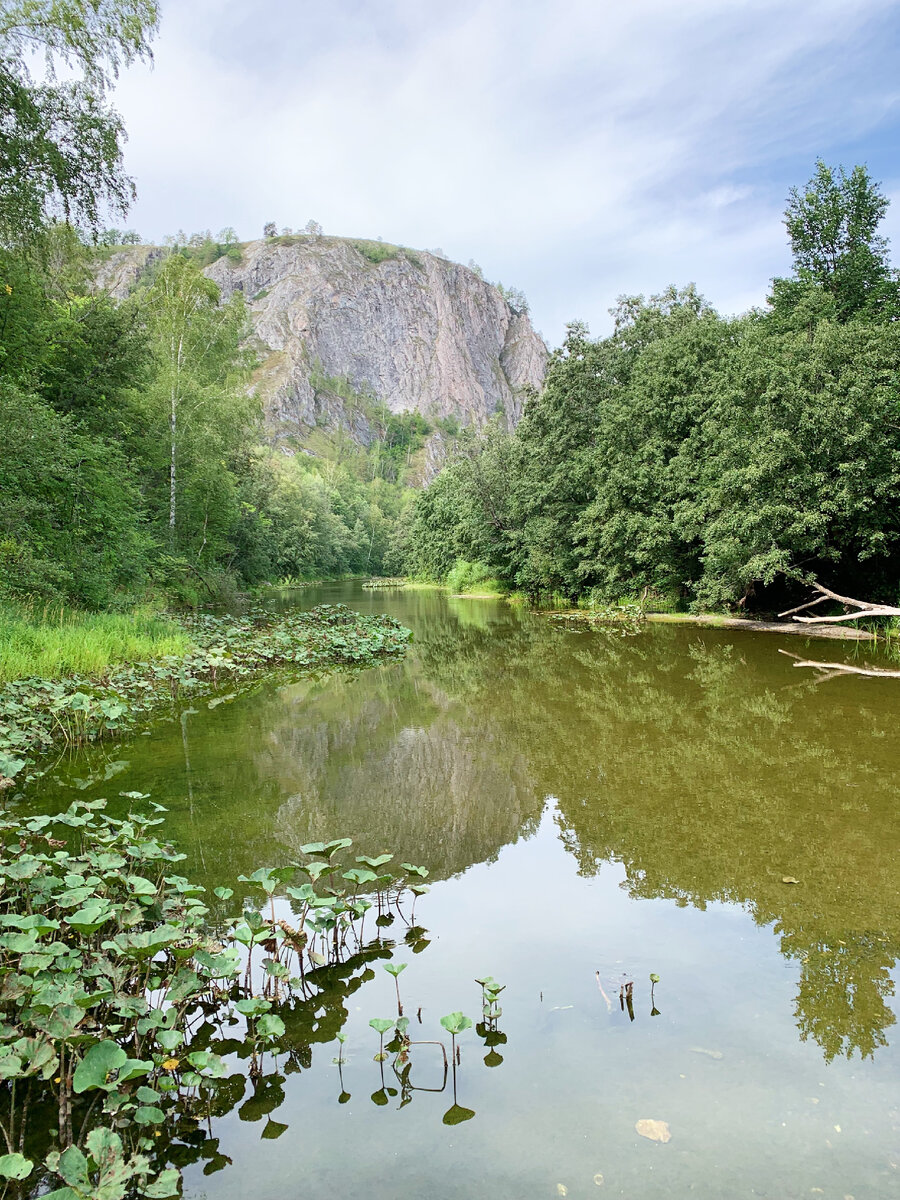 Красивая и спокойная река.