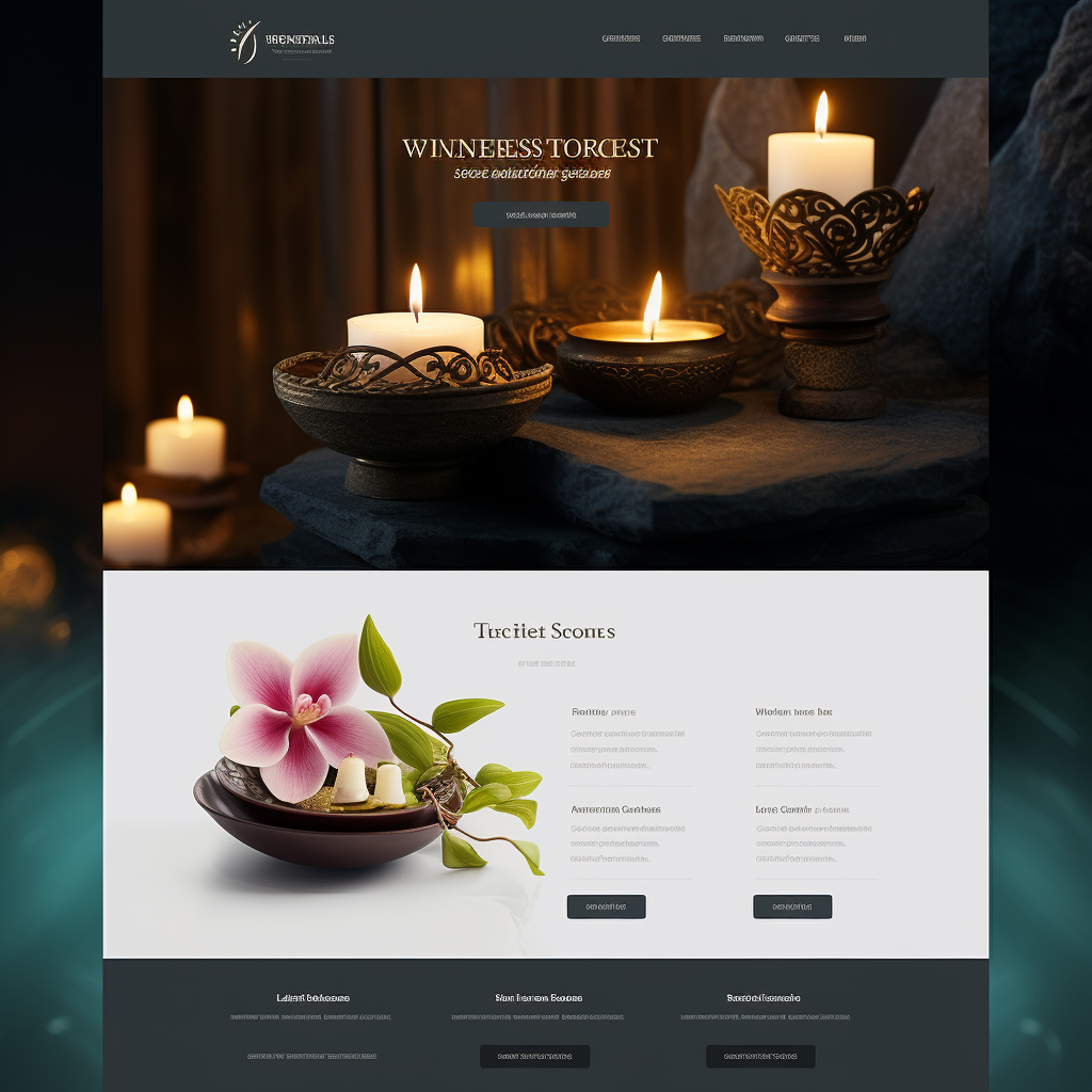 Создать сайт для массажиста, дизайн, идеи.