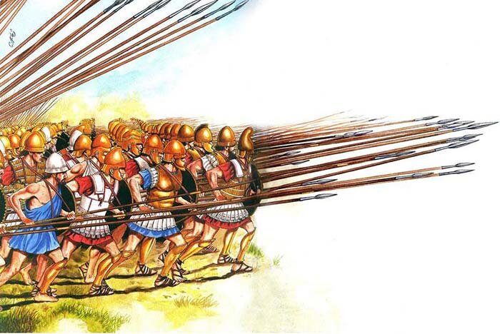 Фалангиты в атаке