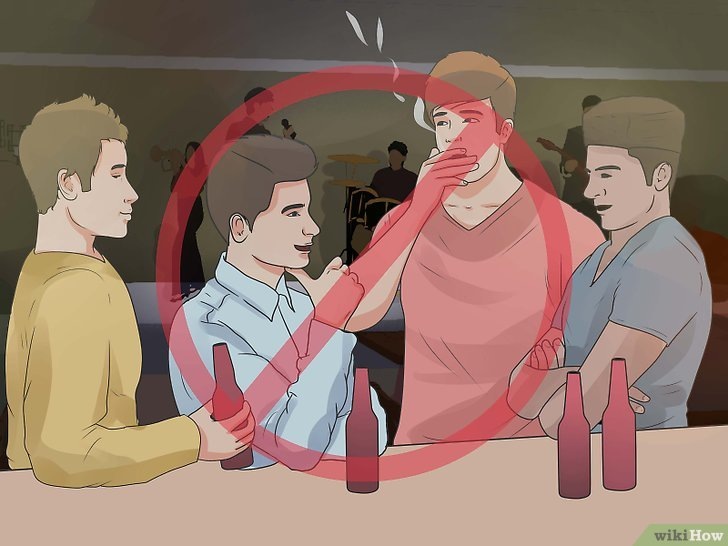    1  Избегайте никотиновых триггеров. Многие курильщики замечали, что наиболее сильная тяга у них возникает в ситуациях или местах, где они чаще всего курят.[3]  Если вас тянет покурить на вечеринках, в барах или в определенном кругу  друзей, а вы хотите научиться сдерживаться, то лучше избегать таких  триггеров до того момента, когда вы собрались покурить.   