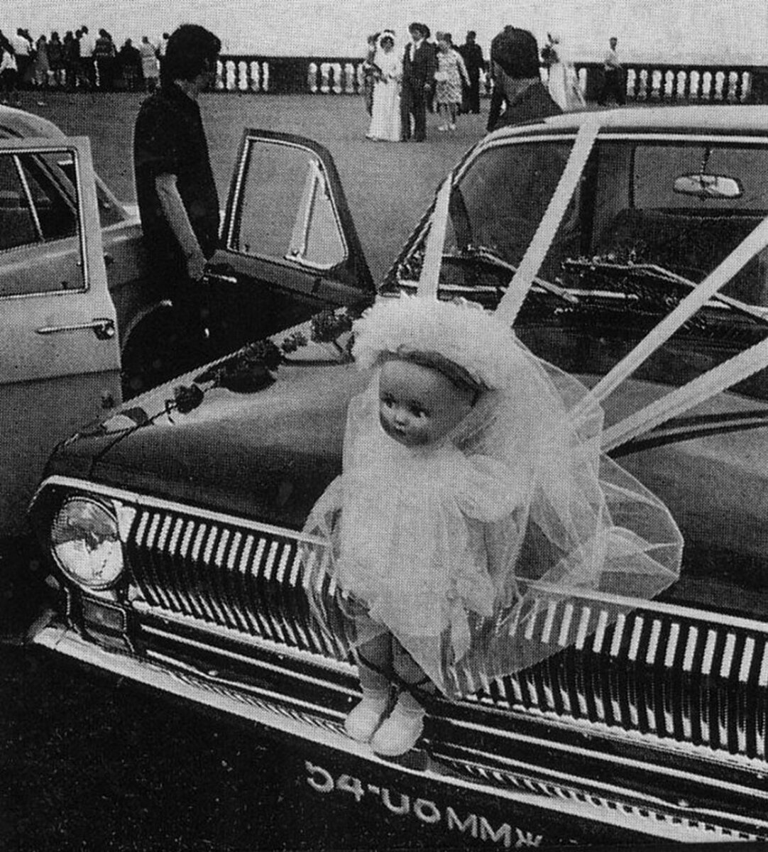 Украшение свадебных машин в СССР