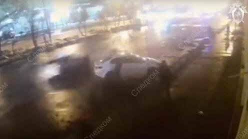  Место происшествия на Волгоградском проспекте. Кадр из видео Следственного комитета РФ