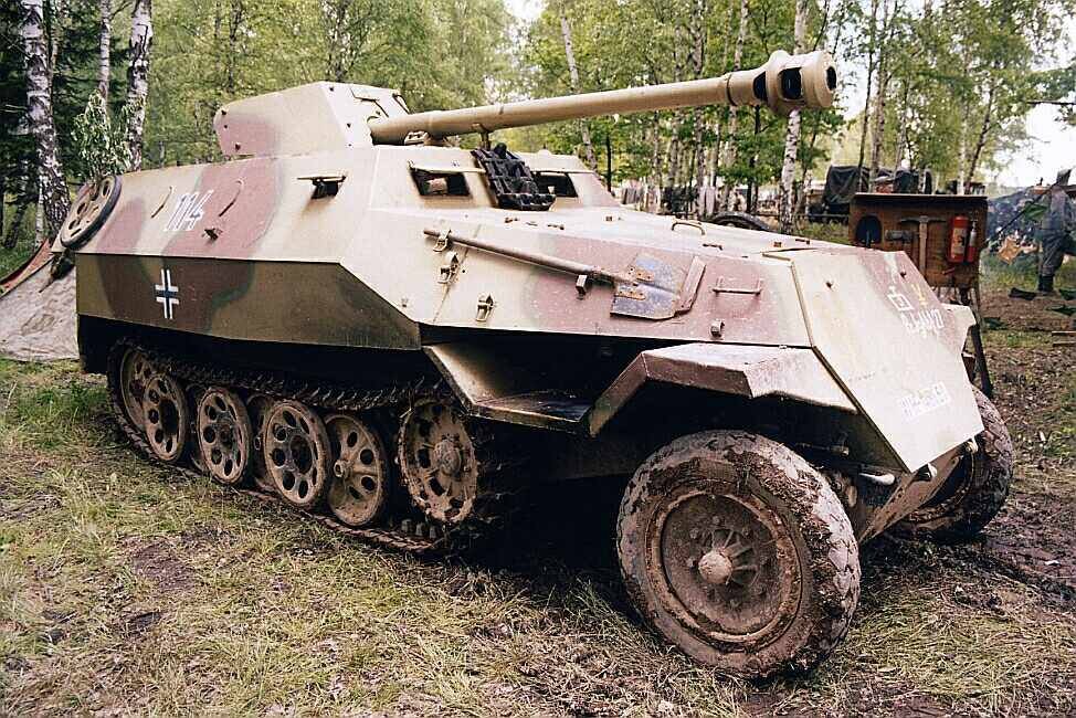 75-мм САУ на базе Sd. Kfz.251. Источник: topwar.ru