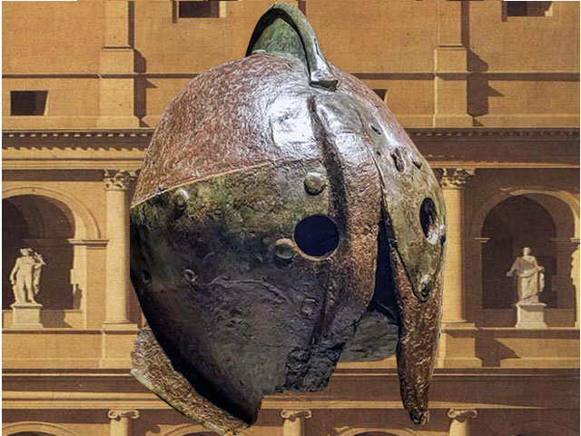 Retiarius и gladiatrices являются скорее исключением, чем нормой, поскольку большинство других типов гладиаторов имели шлемы. Конструкция шлема зависела от класса гладиатора. Некоторые гладиаторы, такие как самниты, были названы в качестве противников римлян. Секутор (то есть «последователь» или «преследователь») регулярно выступал против retiarius, и поэтому у него был шлем, специально предназначенный для защиты  от оружия его противника.