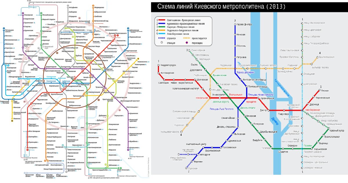Карта киевского вокзала в москве