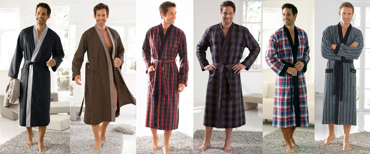Домашние мужские халаты Bugatti