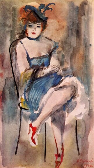 Константин Рудаков "Сидящая женщина"