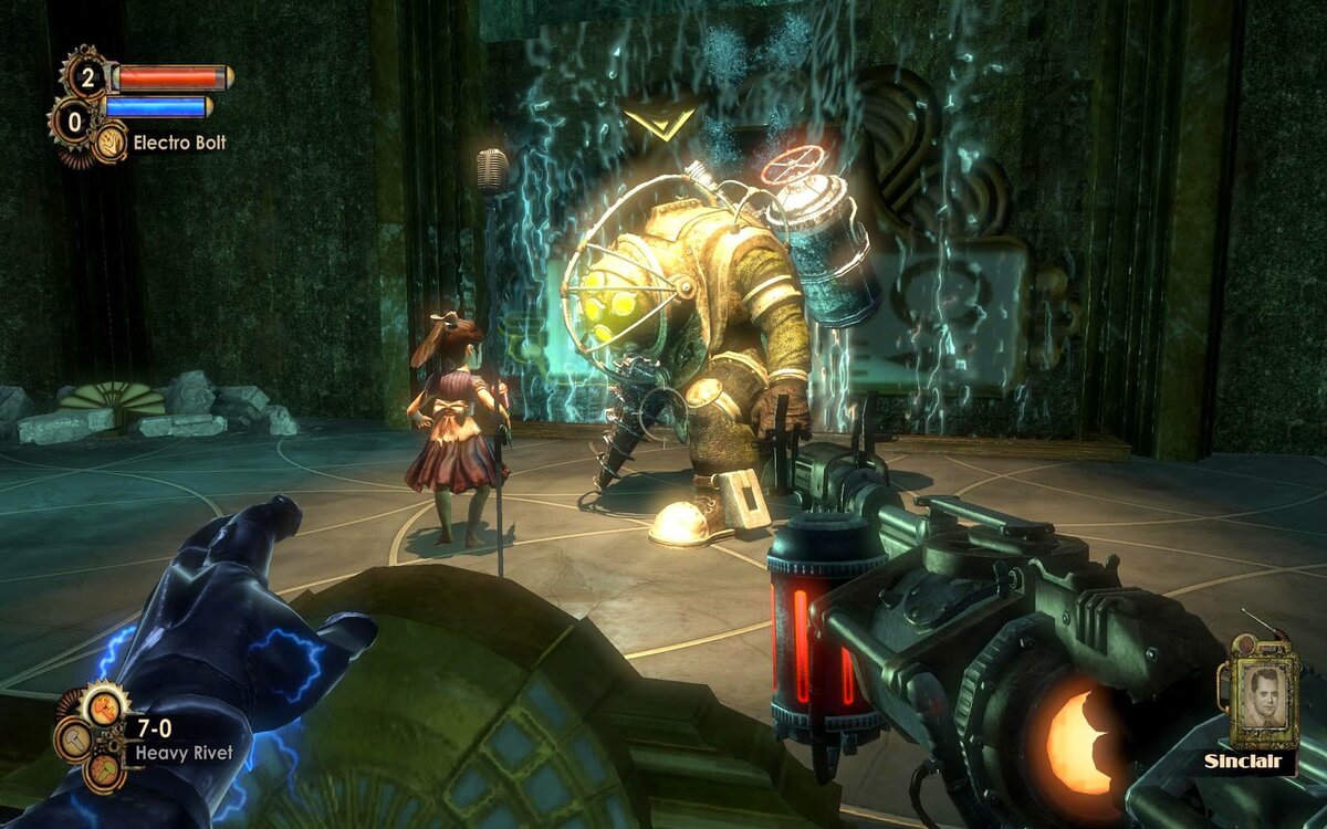 Подходит ли играть. Bioshock 2. Игра биошок 1. Bioshock 2 (ps3). Bioshock 2007.