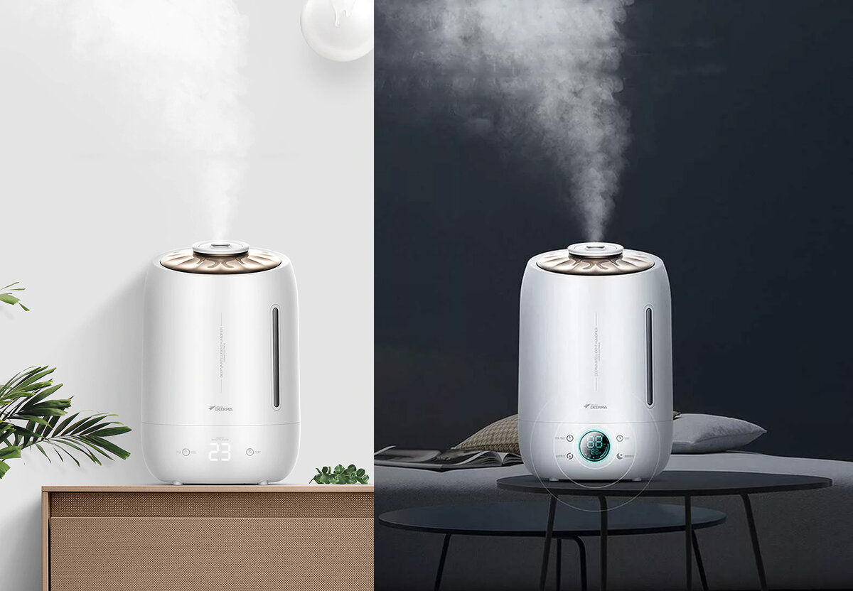 Увлажнитель воздуха Xiaomi Deerma Air Humidifier DEM-F600 5L: повысьте  качество жизни | Futula - бытовая техника | Дзен