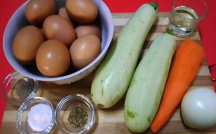 Фриттата в духовке - или просто омлет по-итальянски с кабачками 