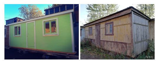 Бытовка 6м распашонка. 