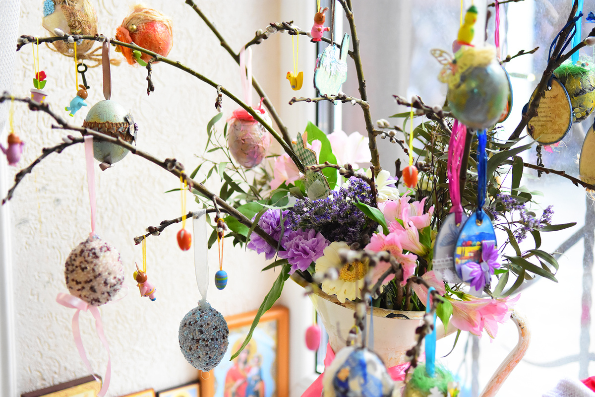 Cкоро Пасхальное Воскресенье - хороший повод с детьми украсить свой дом к этому светлому празднику