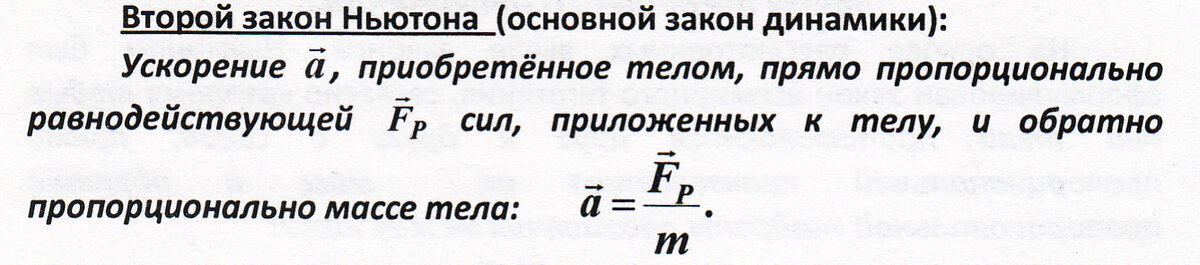 Основной вопрос динамики