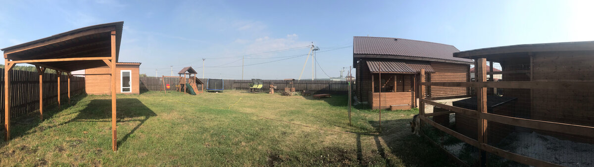 Панорама нашего участка