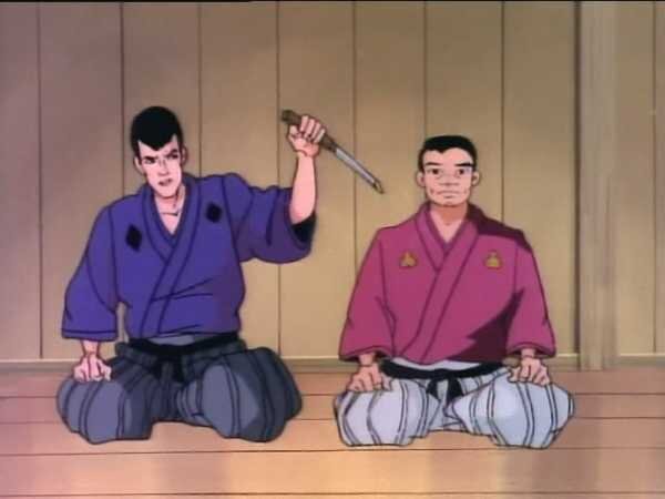 Скриншот из мультсериала "Черепашки-Ниндзя" 1987 года