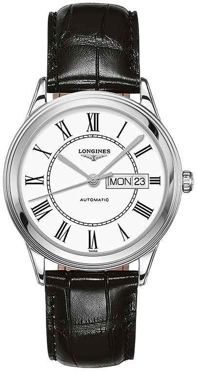 Часы Longines L4.899.4.21 с двойным календарем