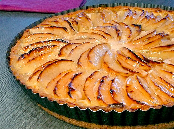 Яблочный пирог «tarte aux pommes»