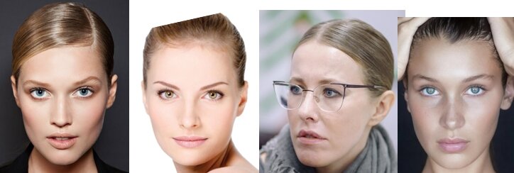 Ксения №3 на фото в ряду с классическими типажами внешности. Она не вытягивает такую прическу. Прическа для Классика портит Ксению Собчак.