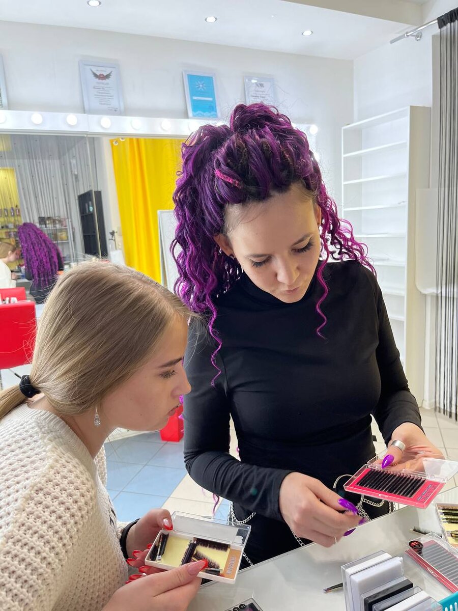 Раздел "Виды ресниц"