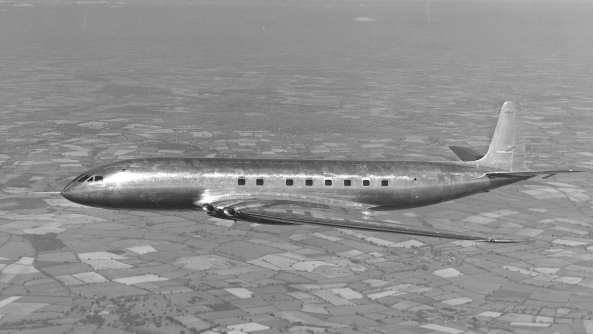 Авиалайнер DeHavilland Comet