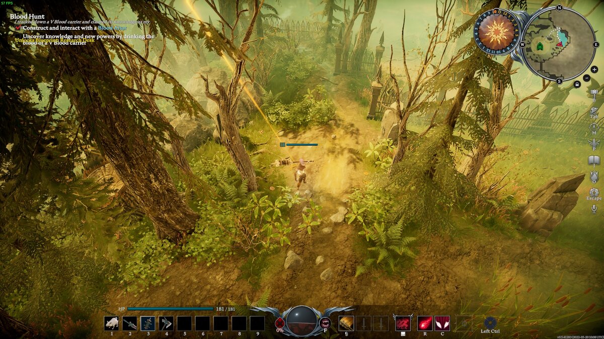 Солнце в игре динамическое, поэтому прятаться в одном месте под тенью листвы не выйдет – пройдет минута, и ваш персонаж окажется под убийственными лучами