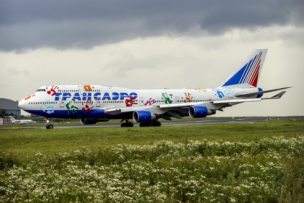 Transaero 747-400 EI-XLK