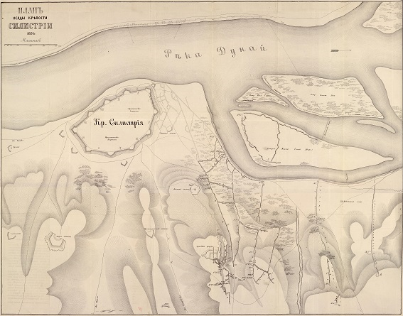 План осады Силистрии. Источник: wikipedia.org