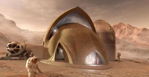 Фантастический пейзаж. Изображение из открытых источников. 