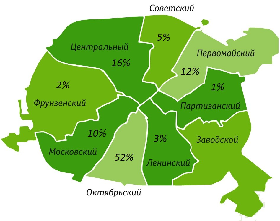 Карта новостроек минска