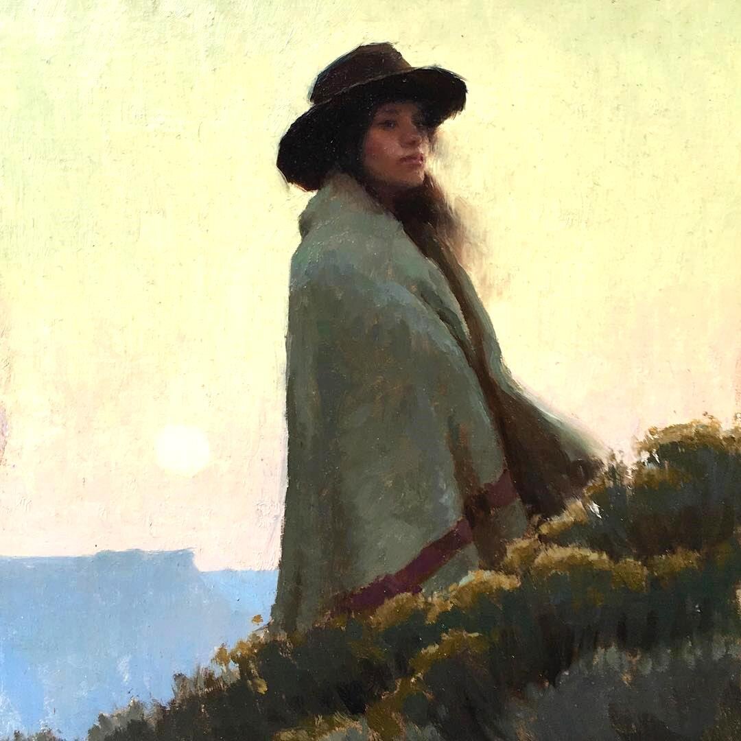 Художник чья. Jeremy Lipking картины зима.