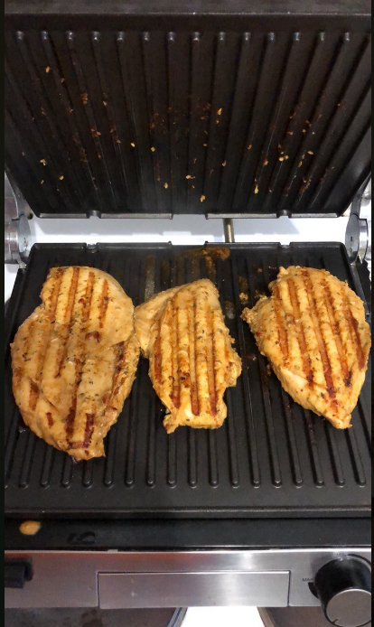 Начало процесса и корочка запекания