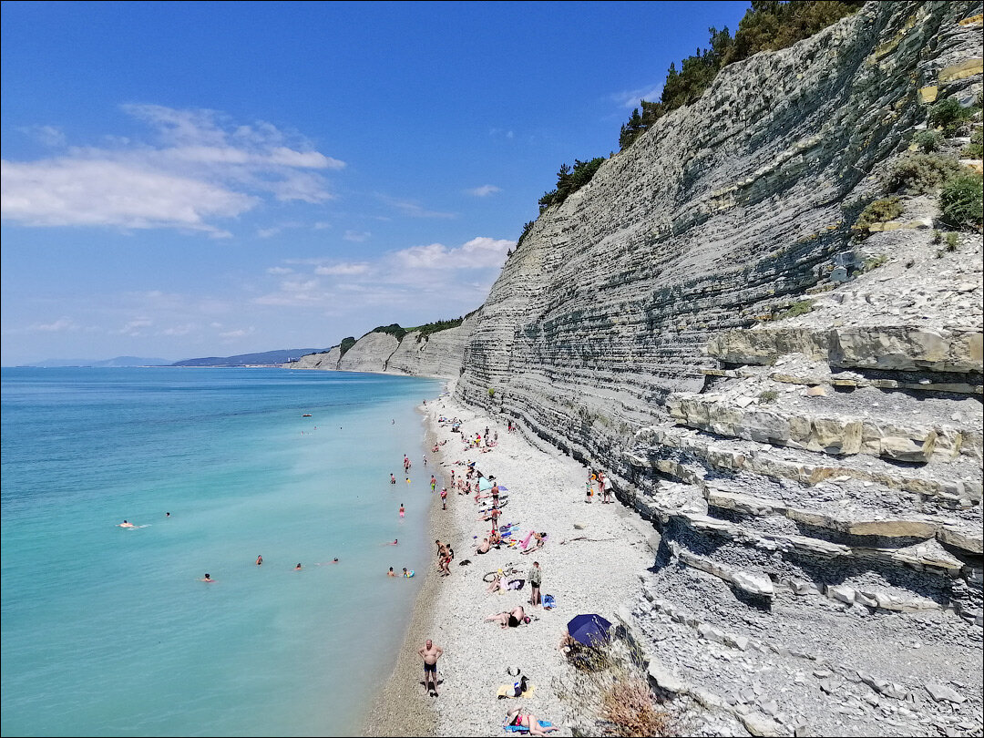 Пляж сосновка в геленджике фото