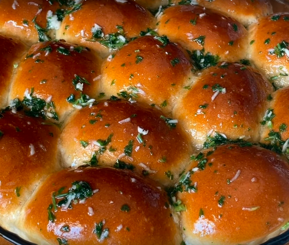 Пампушки с чесночком