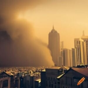 Песчаная буря наглядно