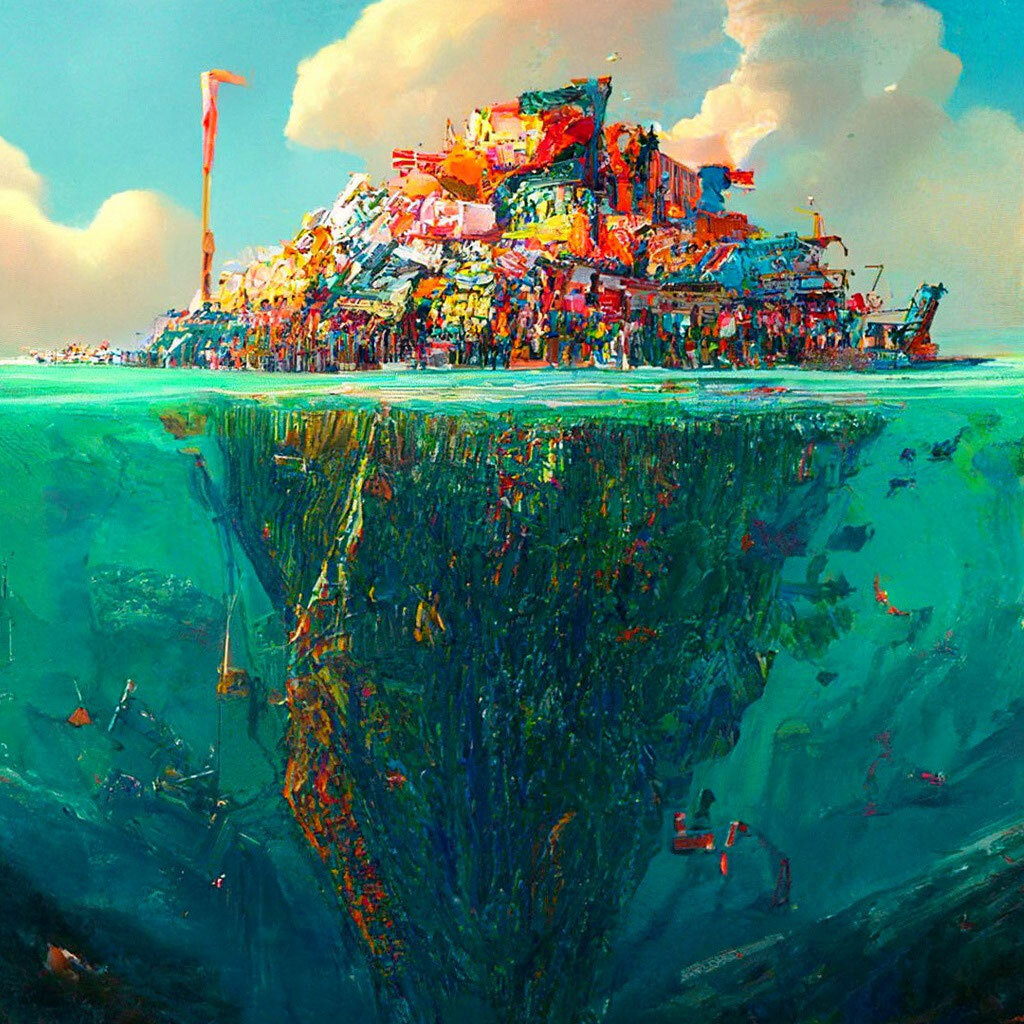 Остров из мусора
