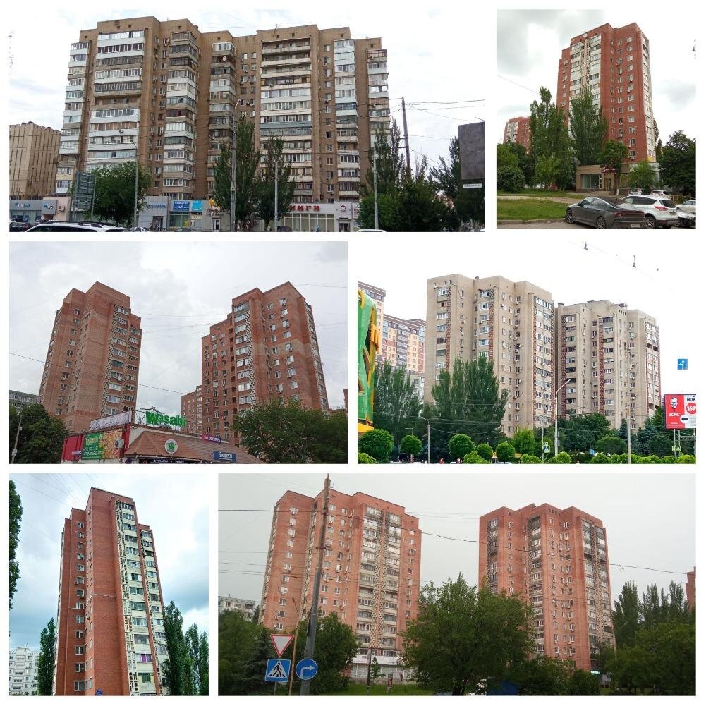  Дома серии 124-87-107 в разных микрорайонах города. Фото: Вячеслав Беликеев