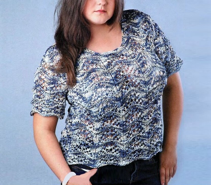 Из журнала по вязанию.