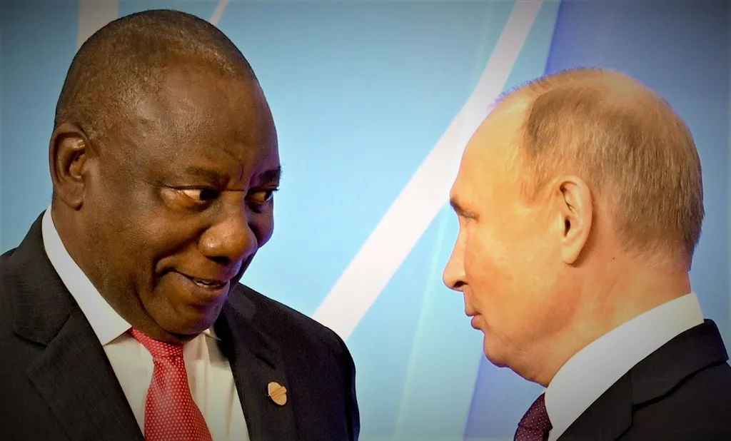 С президентом ЮАР Рамафосой