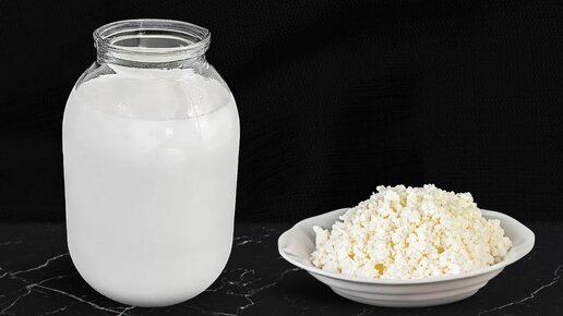 1 кг творога из 2-х л молока! Попробуйте этот легкий рецепт за 5 минут!