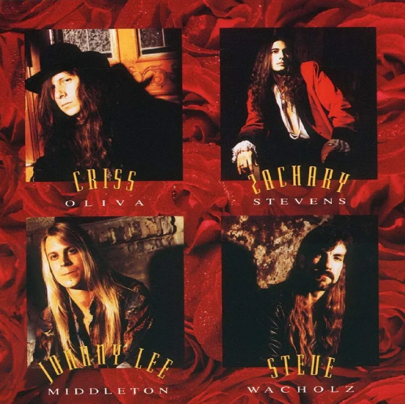 SAVATAGE – возможно лучший их состав: Крисс Олива, Зак Стивенс, Джонни Ли Мидлтон и Стив Вачольц (Джон Олива за кадром)