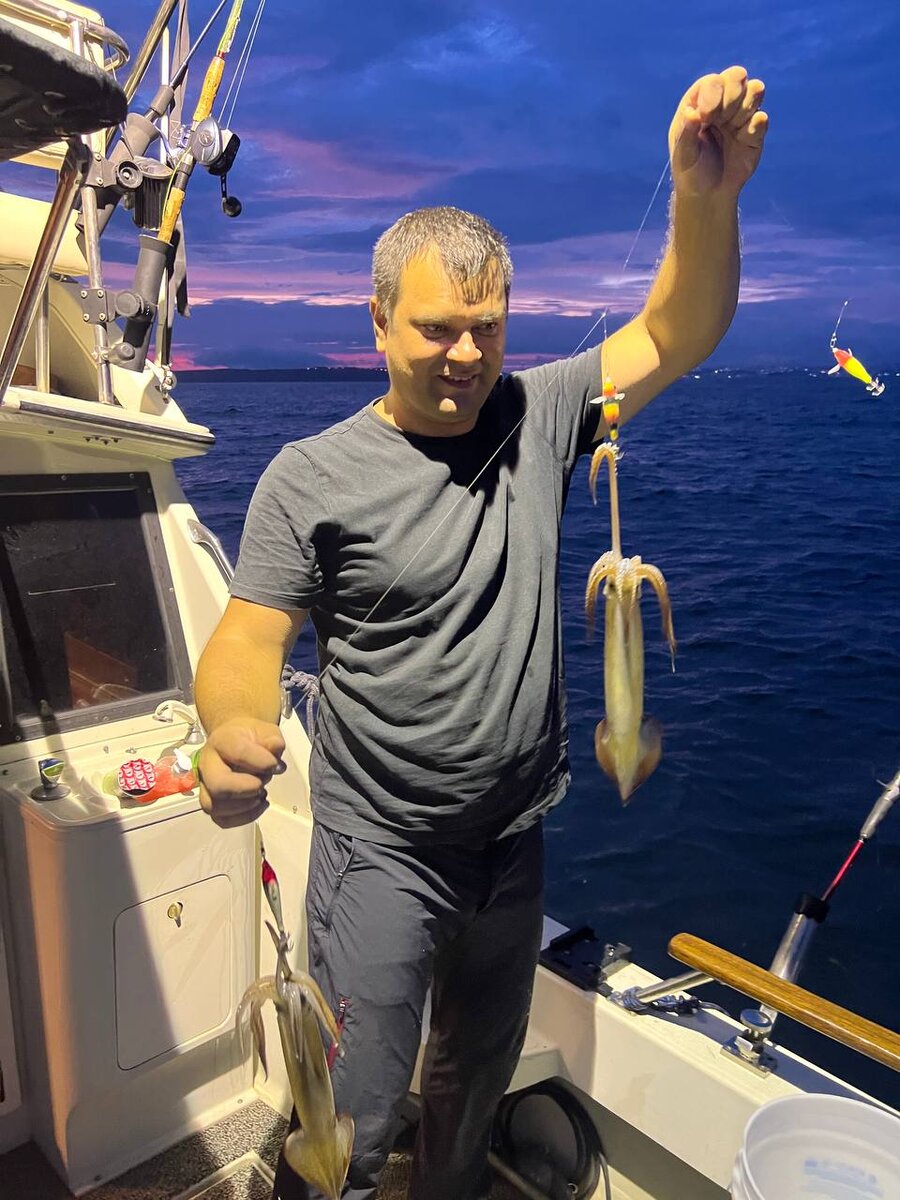 Кальмарницы Higashi Tanku Silikon Skin 75mm в деле