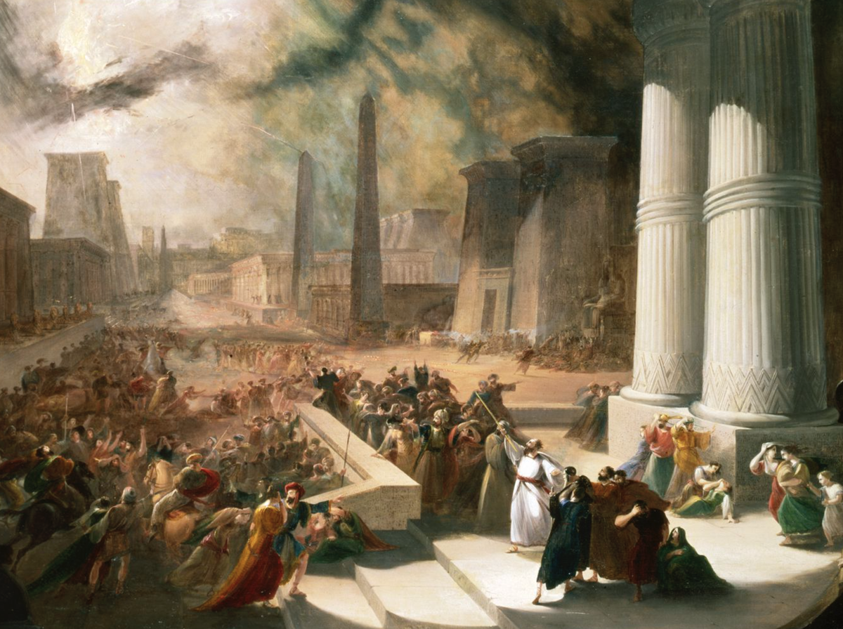 Одна из семи казней Египта (картина) - Джон Мартин