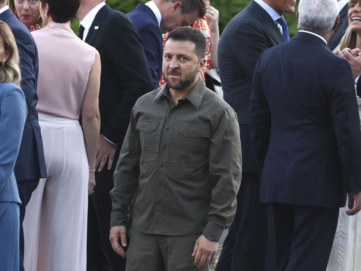 Владимир Зеленский на саммите НАТО в Вильнюсе© AP Photo / Yves Herman