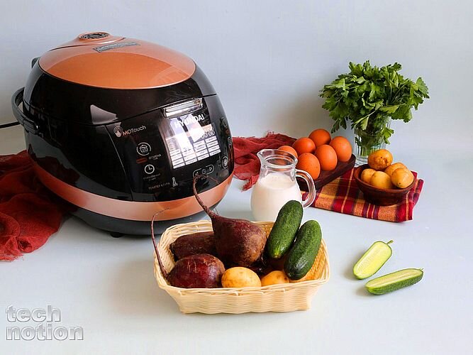 Ингредиенты для приготовления холодного борща (Мультиварка Hyundai HYMC-1610) / Изображение: дзен-канал technotion