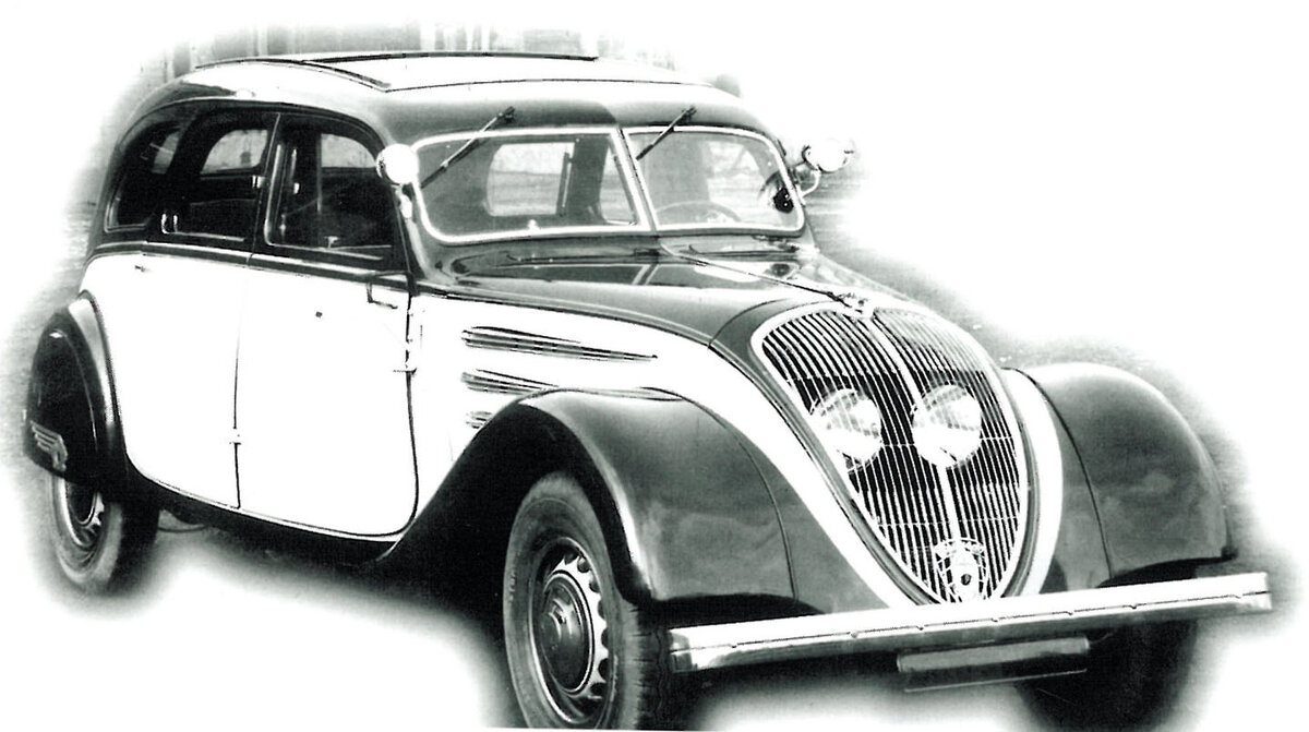 Peugeot 402 в варианте "такси"