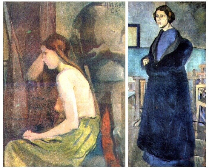 В.Маяковский. "Натурщица", "Женский портрет"