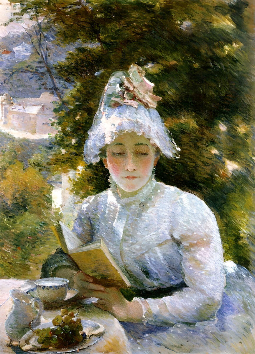 Мари Бракемон, «Послеобеденный чай», 1880, холст, масло, 81 x 61 см, Музей маленького Дворца, Париж