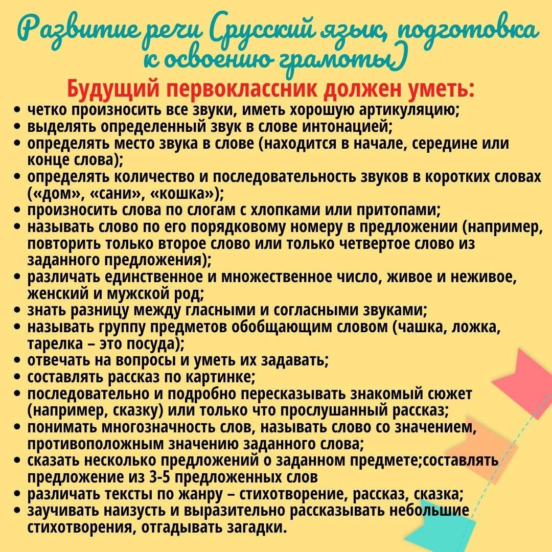 Что должен знать и уметь будущий первоклассник? | Центр развития для детей  и взрослых 