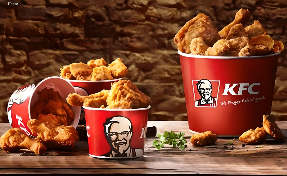 Калорийность блюд KFC